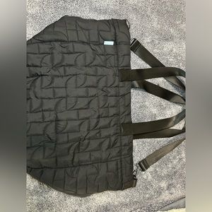 Figs black quilted puffer tote